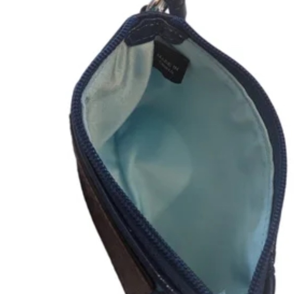 COACH Poppy Wristlet EUC blue green kaleidoscope RARE - Picture 6 of 7